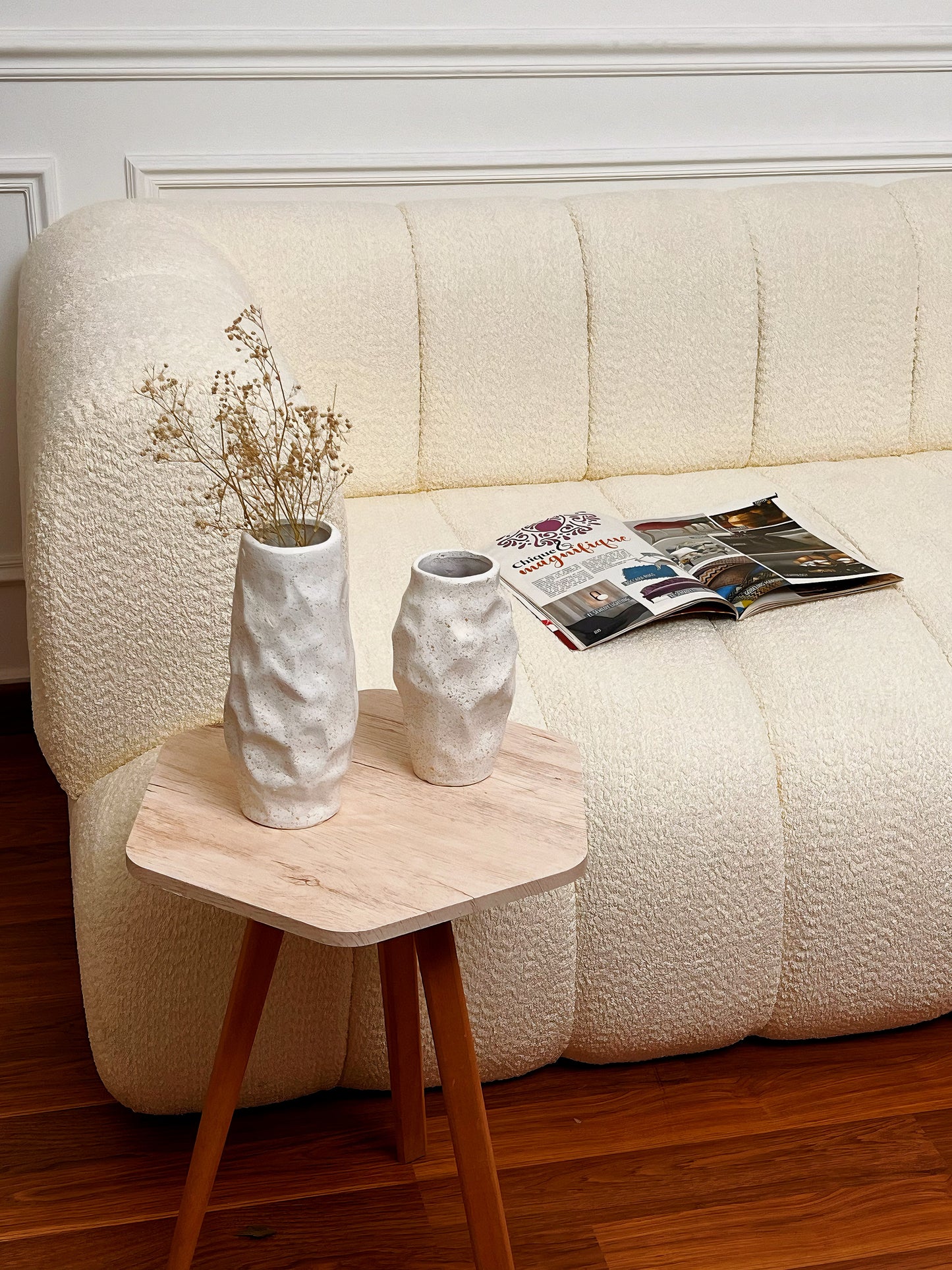 Flute Duo white & Gold